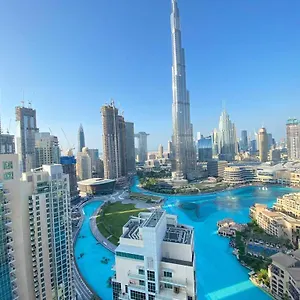  Appartement Durrani Homes - Luxury Living Besides Panoramic Fountain And Burj Khalifa View- Burj Khalifa Fireworks